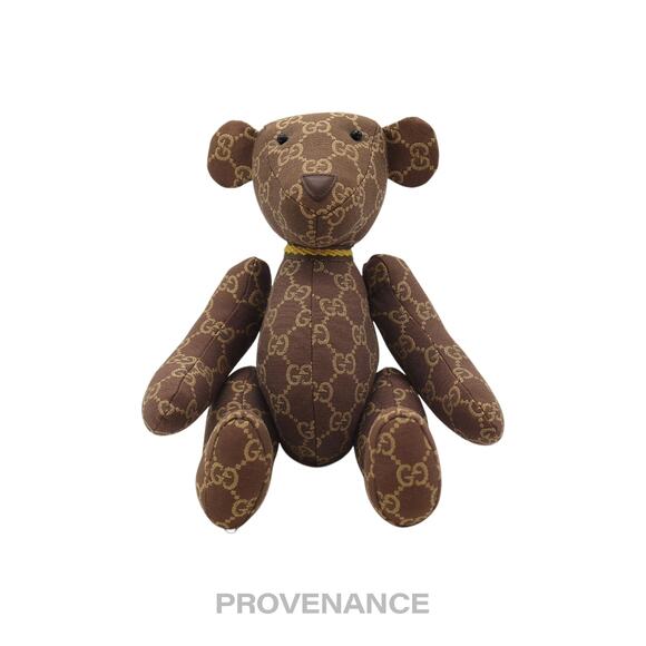 🔴 Gucci Teddy Bear - GG Canvas Brown - Picture 1 of 10